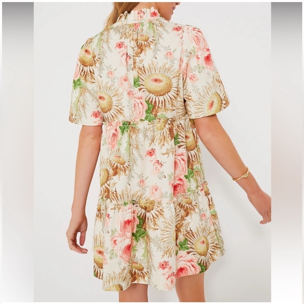 Tuckernuck Crawford Dress XS | Sun-Faded Floral Ruffle Midi $188 NWT - Picture 4 of 16